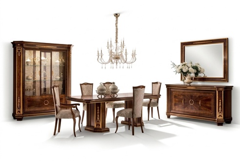 6 Stuhl Set Stühle Esszimmer Garnitur Möbel Lehn Jugendstil Design Sitzmöbel Neu
