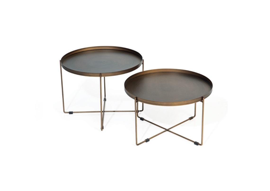 Couchtisch 2x Wohnzimmer Kaffee Tisch Satztisch Beistelltische 2tlg. Rund tische