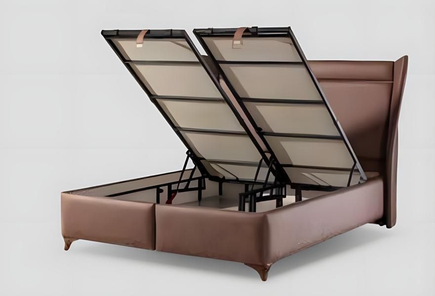 Elegantes Boxspringbett mit Stauraum Modernes Design für Komfort und Stil