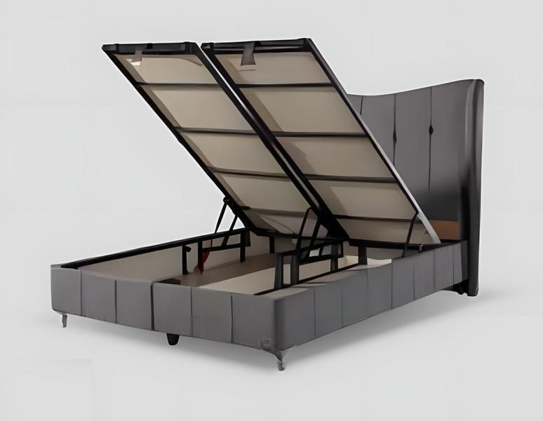 Luxuriöses Boxspringbett Elegantes Kopfteil für maximalen Komfort und Stil