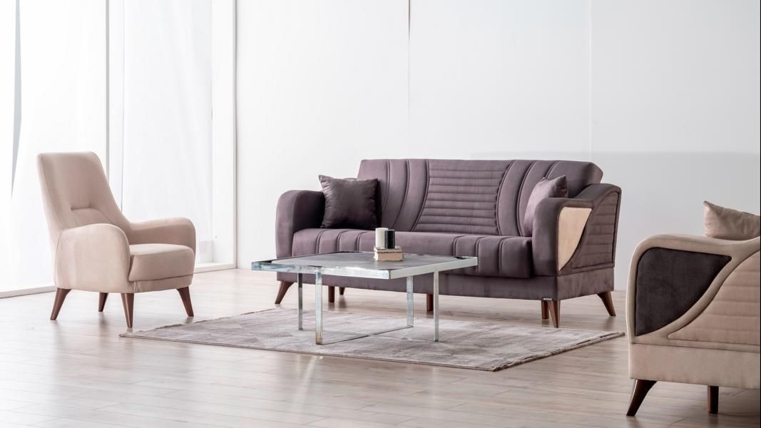 Komfortable Sofagarnitur 3+3+1 Sitzer Stilvolles Design für elegantes Wohnen
