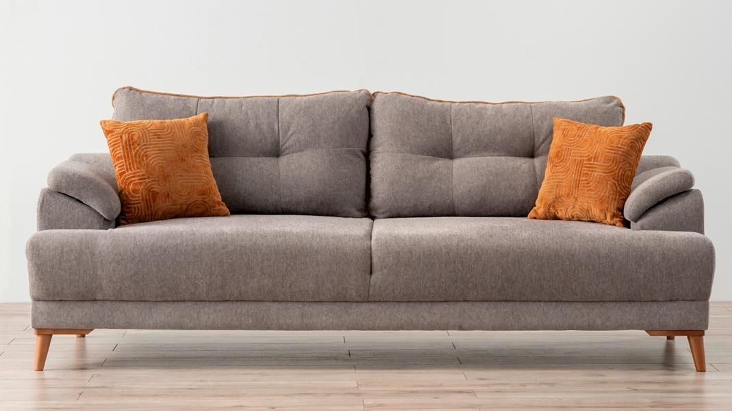 Komfortable Sofagarnitur 3+3 Sitzer Gemütliche Couchgarnitur Wohnlandschaft