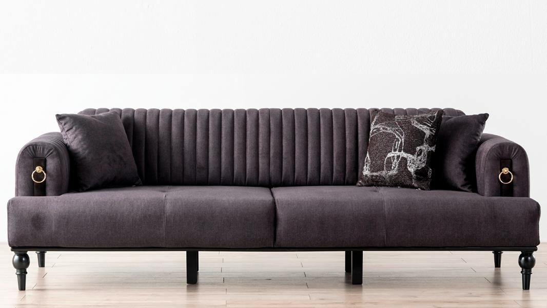 Elegantes 3+3-Sitzer Sofa Set Luxus Couchgarnitur Gemütliche Wohnlandschaft