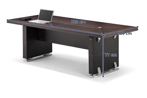 Moderner Büro Konferenztisch Tische Holz Design Möbel Besprechungs Tisch 220cm Sofort