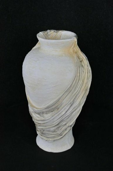 Design Blumen Topf Dekoration XXL Vase Vasen Handarbeit Deko Kelch