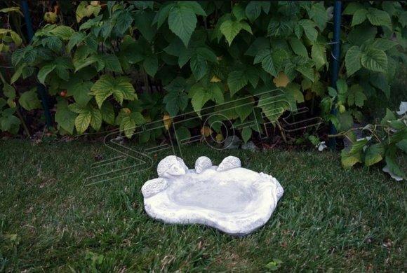 Vogel Tränke Skulptur Design Figur Statue Garten Figuren Statuen Schale