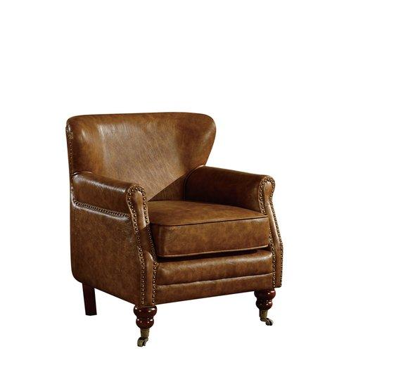 Chesterfield Ohrensessel Braun Leder Sofagarnitur Sessel Couch Ledersofa