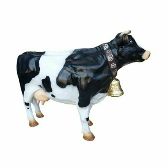 Aufsteller Rind Dekoration Bauernhof Deko Garten Kühe Skulptur Kuh 75cm XXL