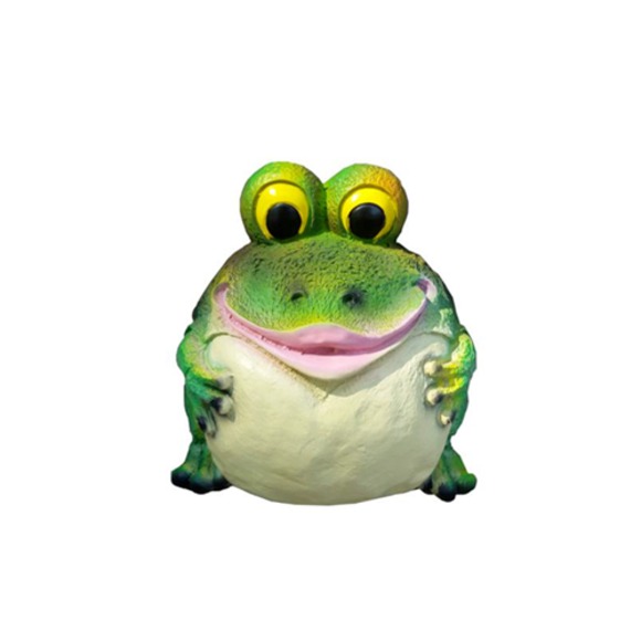 Modern Frosch Deko Kunststoff Figur Höhe 25 cm