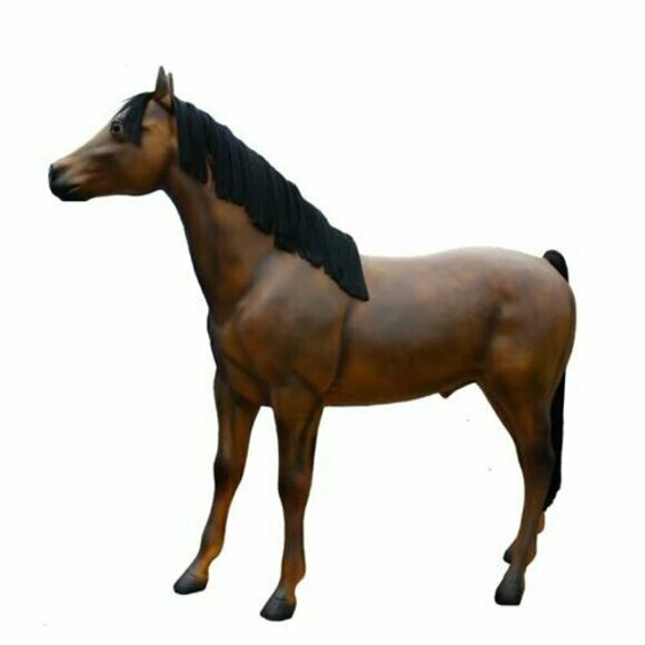 Russischer Hengst Pferd Dekoration Figur Figuren 223cm Statue Skulptur Statuen 2
