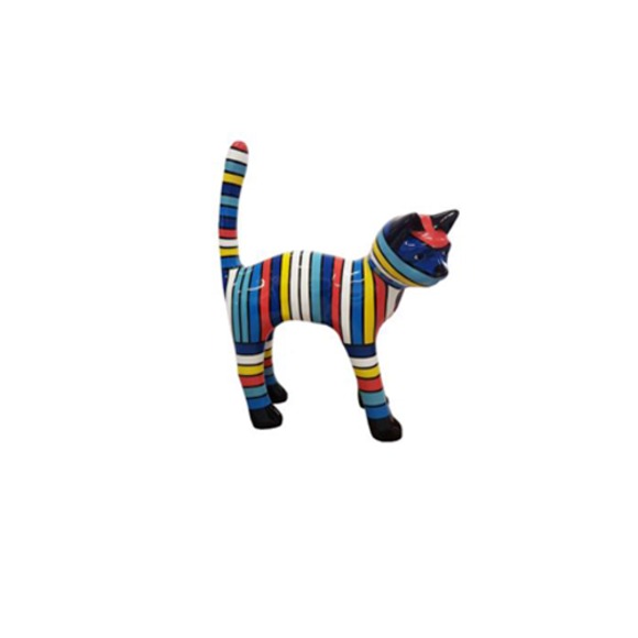 Moderne Skulptur Dekoration Abstrakte Figur Statuen Deko Statue Katze