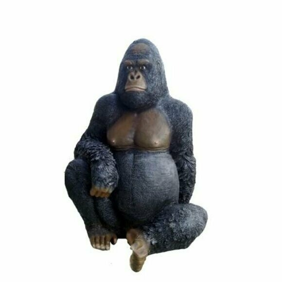 Schöner abstrakter Designer-Skulpturaffe, Figurenhöhe 110 cm.