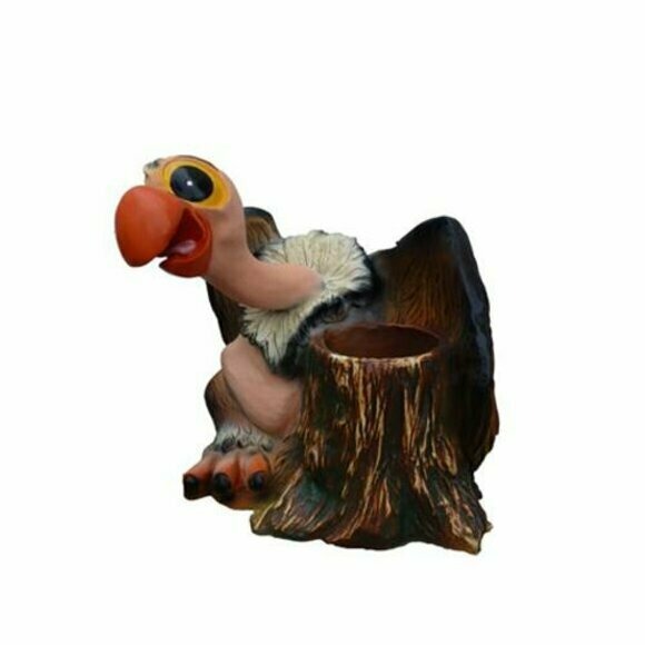 Deko Figur Aasgeier Vogel Garten Figuren Skulptur Statuen Skulpturen 45cm