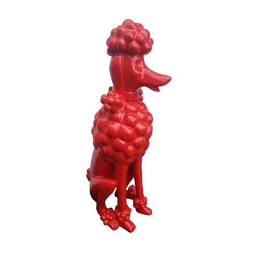 Hund figur Hunde figuren statuen moderne Beige bemalt neu 21cm statue Skulptur