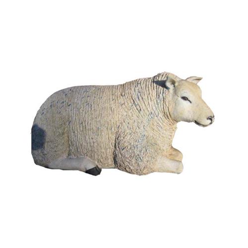 Modern Design Schaf Tier Garten aus Dekoration Deko Skulptur Weiß Neu Kunststoff