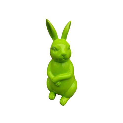 Designer Hase Abstrakte Figur Statue Skulpturen Statuen Figuren Grün Plastik