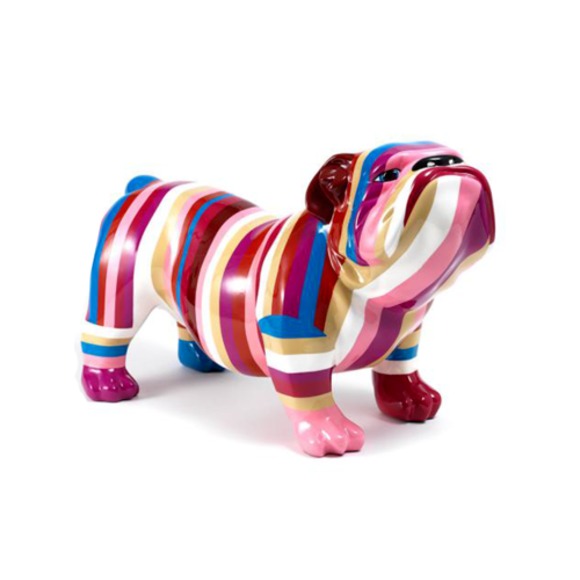 Moderne Skulptur Abstrakte Dekoration Figur Statuen Deko Hund Neu 55 cm