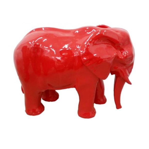 Moderne Skulptur Elefant Dekoration Figur Kunststoff Statuen Deko Statue