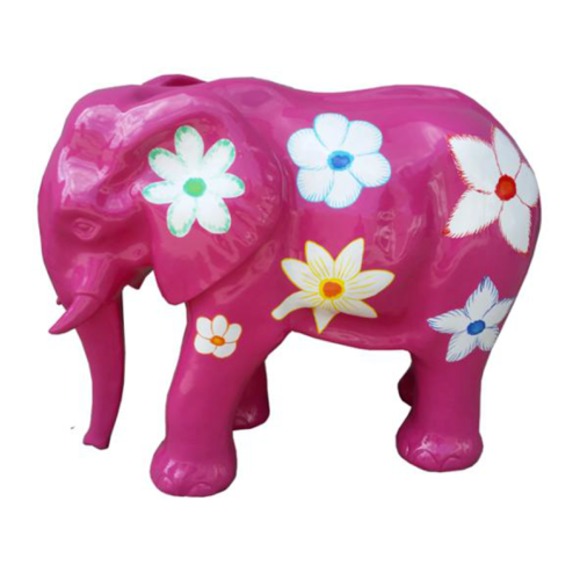 Moderne Dekoration Skulptur Elefant Figur Kunststoff Statuen Deko Statue