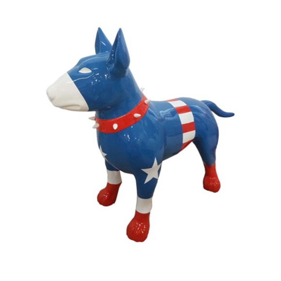Moderne Skulptur Dekoration Figur Statuen Deko Statue Hund Spiderman