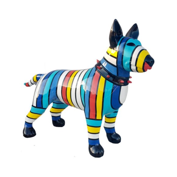 Moderne Skulptur Dekoration Figur Statuen Deko Statue Abstrakter Hund