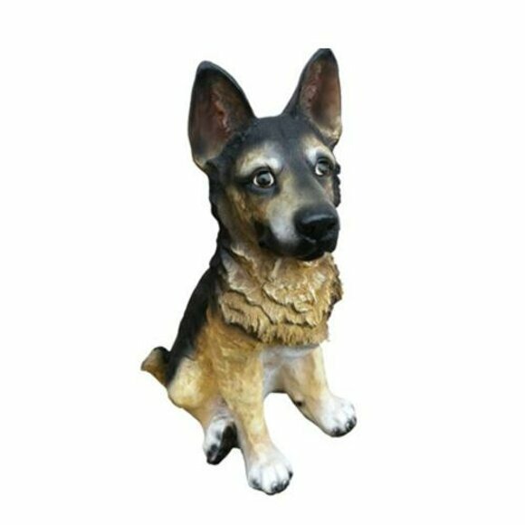 Deko Figur Statue Skulptur 50 cm Figuren Statuen Skulpturen Garten Hund (A534)