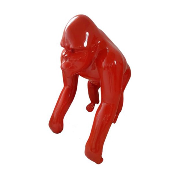 Abstrakte Figur Statue Design Skulptur Deko Gorilla 70 cm Statuen Dekoration
