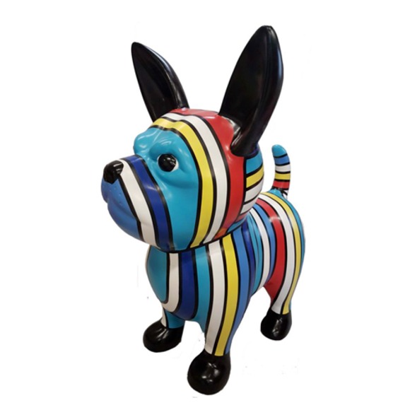 Abstrakte Figur Statue Design Dekoration Skulptur Deko Hund Garten Statuen
