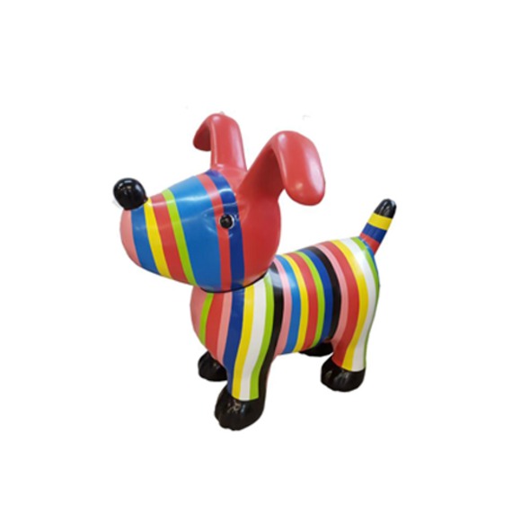 Abstrakte Figur Statue Design Dekoration Skulptur Deko Hund Garten Statuen