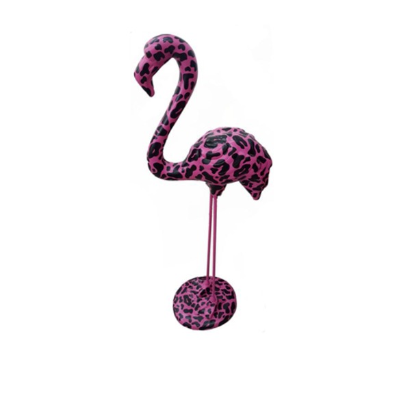 Abstrakt flamingo Figur Statue Skulptur Garten Design Statuen Dekoration