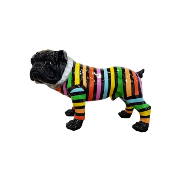 Design Dekoration Figur Hund aus Kunststoff Garten Skulptur Statuen