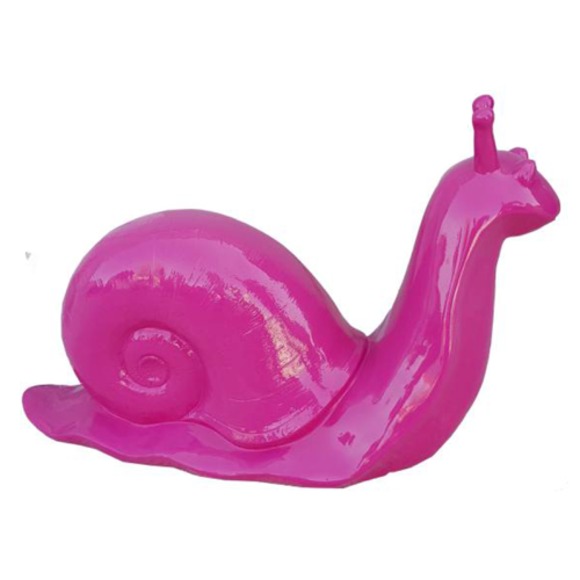 Design Dekoration Figur Schnecke aus Kunststoff Garten Skulptur Statuen