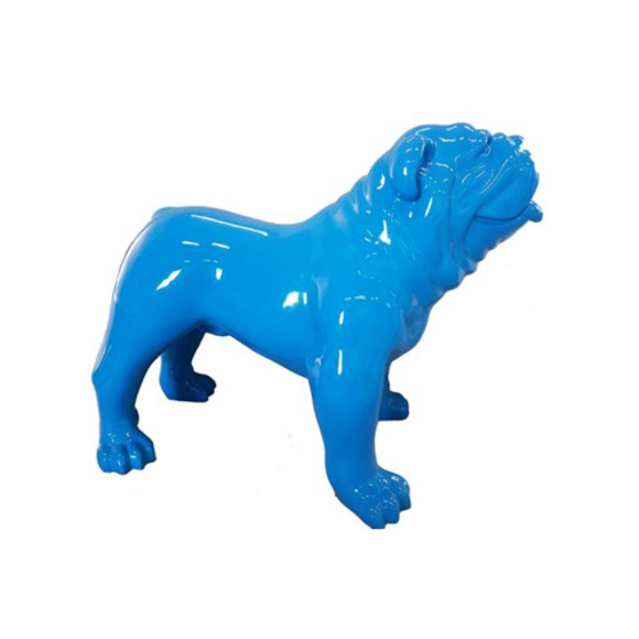 Abstrakte Figur Statue Dekoration Design Skulptur Deko Garten 90cm Hund