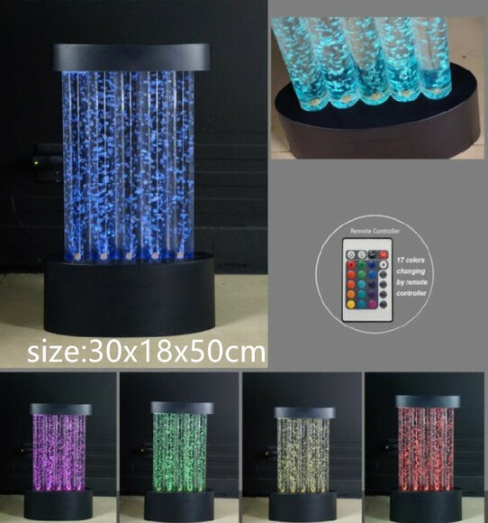 Bar Led Wasser Wand Regal Säule Wassersäulen Theke Designer Beleuchtet Regale