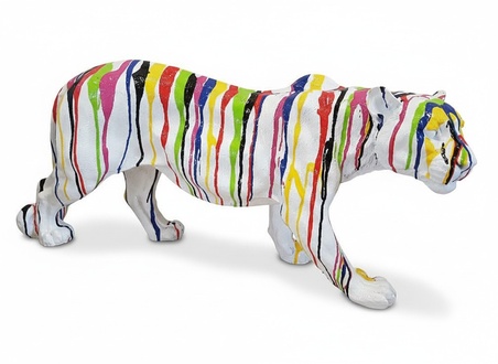 Abstrakte Deko Figur Statue Skulptur 35cm Figuren Statuen Skulpturen Tiger