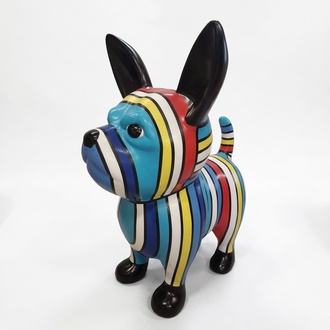 Abstrakte Figur Statue Design Dekoration Skulptur Deko Hund Garten Statuen