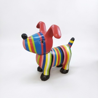 Abstrakte Figur Statue Design Dekoration Skulptur Deko Hund Garten Statuen
