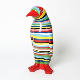 Abstrakte Figur Statue Pinguin Design Skulptur Deko Garten 120cm Neu