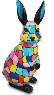 Abstrakte Hase Deko Figur Statue Skulptur Figuren Statuen Skulpturen