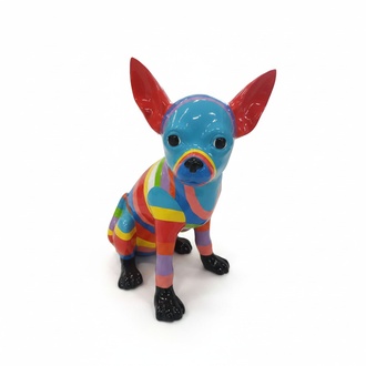 Abstrakte Kunst Hund Figur Statue Skulptur Deko Garten Design Statuen