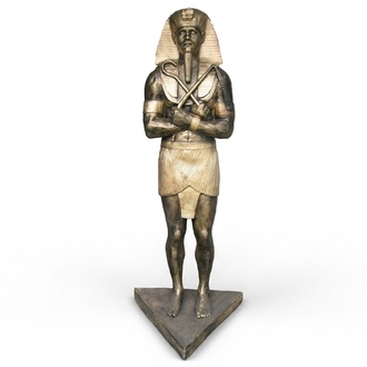 Ägypten Skulptur Ramses II Kunststoff Statue Figuren Statuen Antik Stil 190 cm