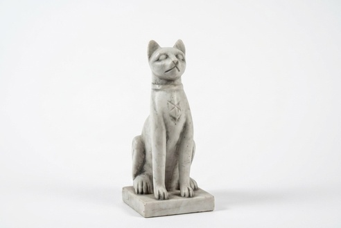 Ägyptische Katze Statue Figur Statuen Garten Dekoration Terrasse Deko