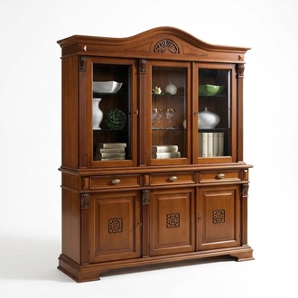 Anrichte Wandschrank Holz Buffet Vitrine Schrank Esszimmer Schränke Anrichten