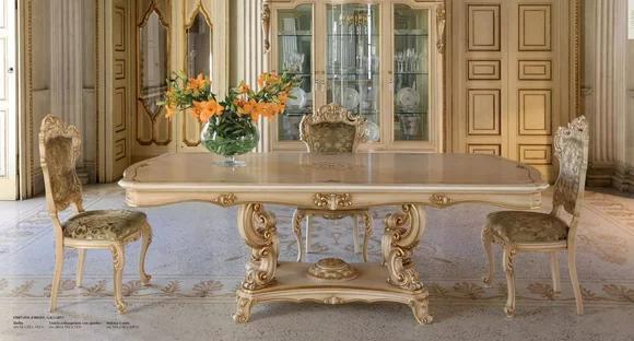 Luxus Esstisch Esszimmertisch Essecke Tisch Esszimmer Holz Beige