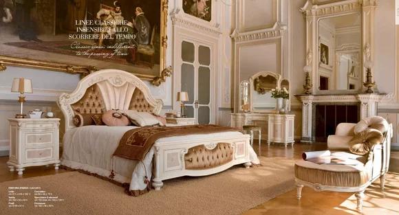Chesterfield Bett Doppelbett Luxus Stoff Schlafzimmer Beige Betten Neu