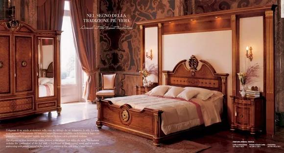 Doppelbett Bett Luxus Holz Schlafzimmer Doppel Braun Betten Neu Barock