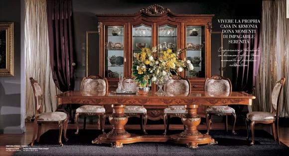 Esstisch Tisch Esszimmertisch Essecke Holz Groß Braun Barock Esszimmer
