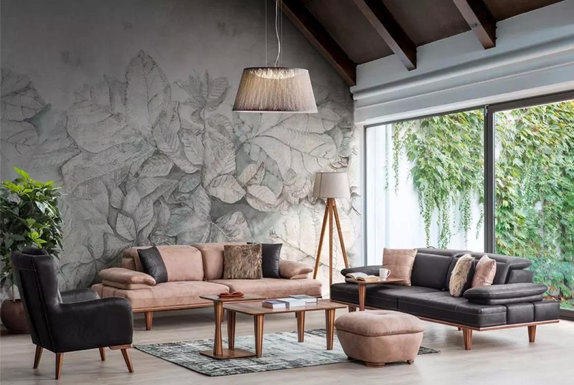 Sofagarnitur Couch Polster Set 3+3+1 Sitz Bequem im modernen Stil