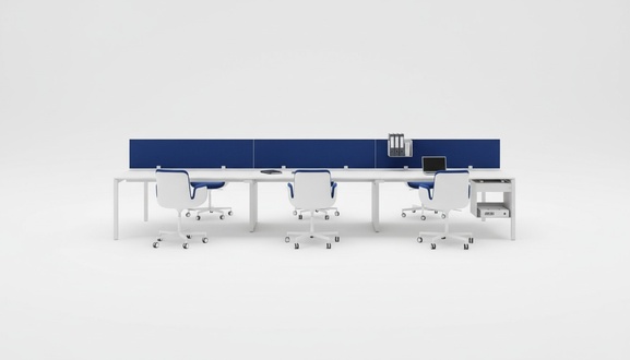 Arbeitstisch Counter 6 Personen Arbeitszimmer Büromöbel Tisch Tische