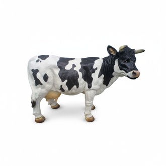 Aufsteller Rind Dekoration Bauernhof Deko Garten Kühe Skulptur Kuh 40cm